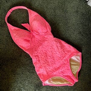 Retro Vintage 70s Barbie Hot Pink Swimsuit